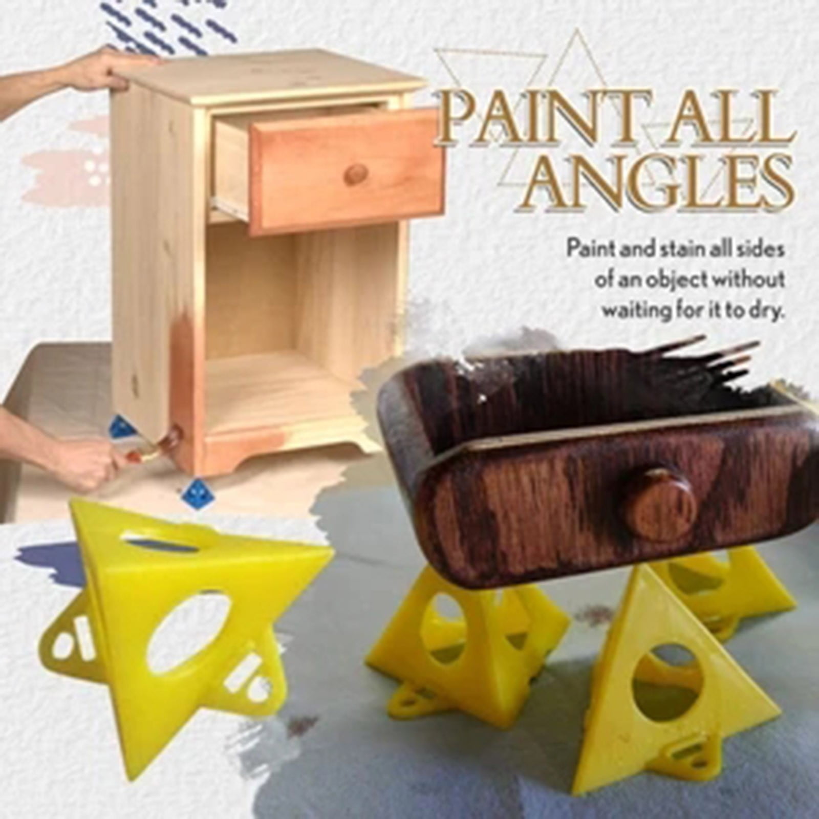 Helenmas Cabinet Mini Support Paint Painting Door RisersPouring and for ...