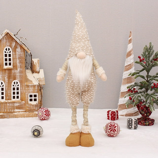 Helenmas Christmas Decor Glowing with Lights Christmas Gnome Doll