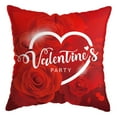 Helenmas Couch Pillow Covers Cushion Letter Printing Valentine's Day