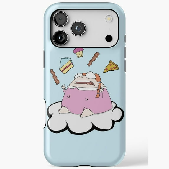 Helga Phugly Loves Food Oblongs Funny Cartoon Grub iPhone Case 17 through 11 Pro Max