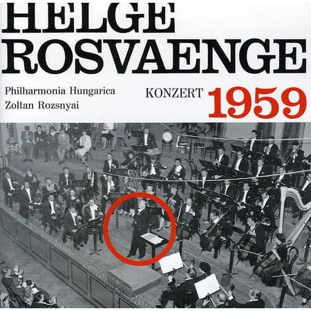 Helge Rosvaenge - Live Concert 1959 - Classical - CD