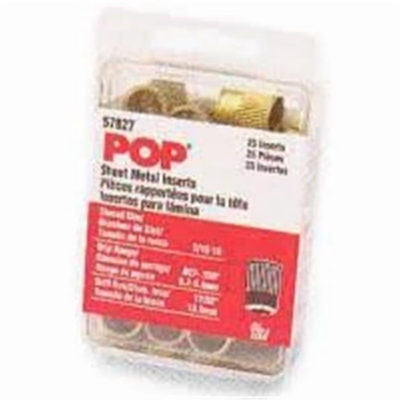 Heli Coil & Stanley Engineered Fastening HE57831 Sheet Metal Threaded Inserst - Box of 50 M4 x 0