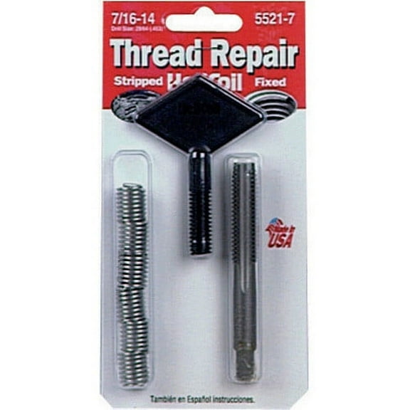 HeliCoil 5521-7 Inch Coarse Thread Repair Kit, 7/16"-14 x .656"