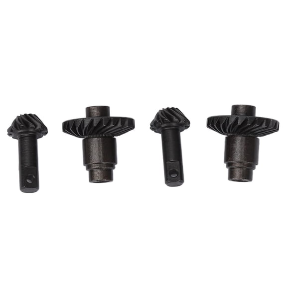 Helical Gear Set 24T 12T Steel Front Rear Axle Differential Replacement Gears for 1/18 TRX4M RC Vehicle (9 inches / 22.86 cm)