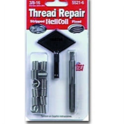 Helicoil 5521-6 3/8-16 Inch Coarse Thread Repair Kit