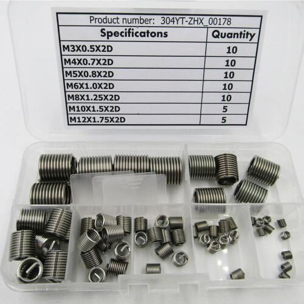 Helicoil Stainless Steel Thread Repair Insert Kit M3 M4 M5 M6 M8 M10