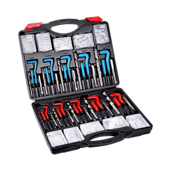 Helicoil Thread Repair Kit 338-Piece SAE and Metric Rethreading Tool Kit