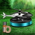 thumbnail image 1 of Helicopter Car Freshener Aromatherapy Diffuser, Solar-Powered No Charging, Customizable Scent with Beech Chips, Non-Slip Washable Mat, For Cars, Offices & Homes, Odor Removal, 1 of 8