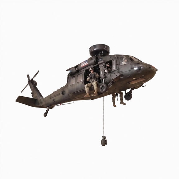 Helicopter Ceiling Fan Decoration, Rotating Helicopter Ceiling Hanging Ornament, 3D Printed Helicopter Attachment for Kids Room, Aviation Enthusiast Gift (Fan Not Included)