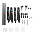 Helicopter Full Replacement Parts Set with 7 Accessories RC Rotor
