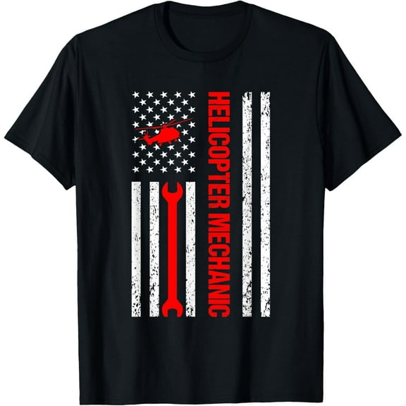 Helicopter Mechanic Design For Men Women T-Shirt