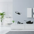 thumbnail image 1 of Helicopter Military Tank Swat Team Army Men Soldier Wall Sticker Art Decal for Girls Boys Room Rooms Playroom Bedroom Gym House Home Decor Stickers Walls Art Vinyl Decoration Size (18x20 inch), 1 of 3