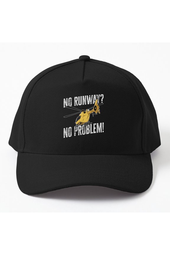 Helicopter Pilot Baseball Cap, Aviation Career Statement Graphic Design, Classic Everyday Hat