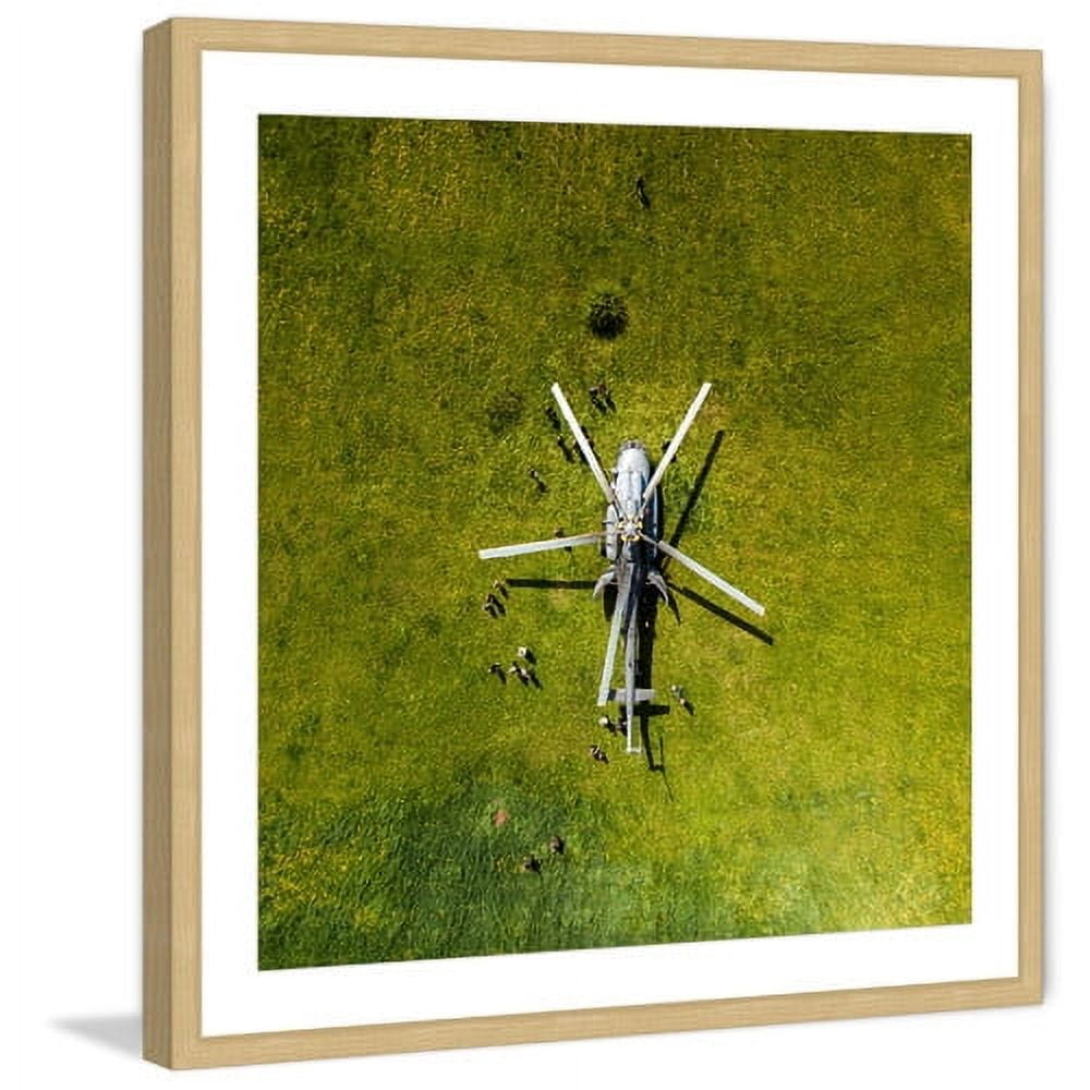 "Helicopter" by Karolis Janulis Framed Painting Print
