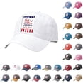 thumbnail image 1 of Helii 1776-2026 USA 250th Anniversary Hat – Washed Distressed American Flag Baseball Cap for Men Women, 4th of July Independence Day Retro Cap, Breathable Cotton Outdoor Gift Blue,A, 1 of 4