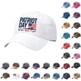thumbnail image 1 of Helii 1776 God Bless America Washed Baseball Cap – 250th Anniversary Patriotic Hat for Men Women, Adjustable American Flag Cotton Cap, Vintage Distressed 4th of July Summer Gift Blue,A, 1 of 4