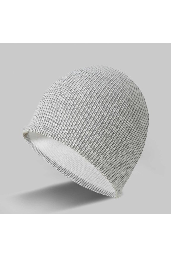 Beanie Reflective Knit Warm Stretchy Night Running Sports Unisex
