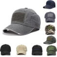 thumbnail image 1 of Helii American Flag Baseball Cap for Men & Women Adjustable Fitted Strap Closure,Sun Hat Fashion Trucker Cap for Running Workouts and Outdoor Activities All Seasons, 1 of 4