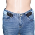 thumbnail image 1 of Helii Womens Belt No Buckle Elastic Belt Buckleless Invisible Stretch Belt for Jeans Belts for Women, 1 of 3