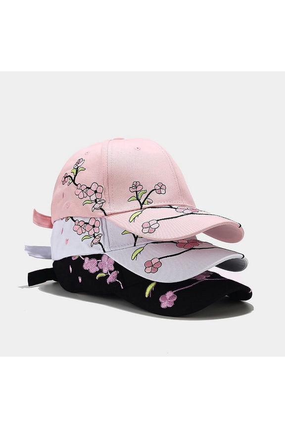 Embroidery Baseball Cap Fashion Sun Hat Adjustable Classic Unconstructed Plain Cap for Men Women