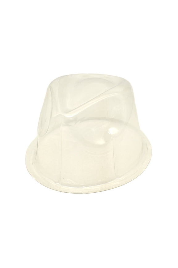 Hat Stand Holder for Baseball Cap – Clear Dome Shape Hat Rack for Display and Storage, Acrylic Cap Stand Keeps Shape for Fedora Beret Khaki M