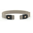 thumbnail image 1 of Helii Khaki Unisex Invisible Elastic Waist Belt Buckleless Stretch Slim Belt for Jeans Dresses, 1 of 3