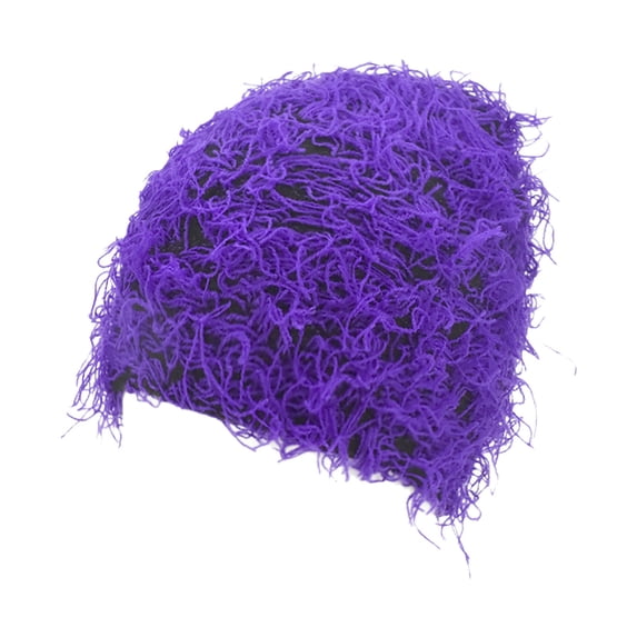 Helii Knitted Fuzzy Beanie for Men Women - Thick Warm Thermal Winter Hat for Skiing & Outdoor Cold Weather Sun Hats Cowboy Hat