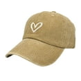 thumbnail image 1 of Helii Love Embroidered Washed Baseball Caps Vintage Distressed Sun Hats for Women Couple Cute Hats Sun Hats Cowboy Hat, 1 of 3