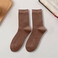 thumbnail image 1 of Helii Men's Dress Socks 1 Pair Mens Cotton Crew Business Casual Socks Soft Breathable Comfort Middle Tube Socks Fuzzy Socks Thermal Socks, 1 of 4