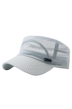 Men's Summer Mesh Trucker Hat Adjustable Breathable Sun Cap for Outdoor Sports & Casual Wear