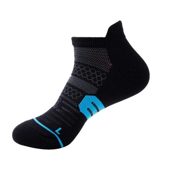 Helii Nylon Compression Socks for Men & Women - Quick Drying, Anti-Slip, High Heel Support for Running & Soccer