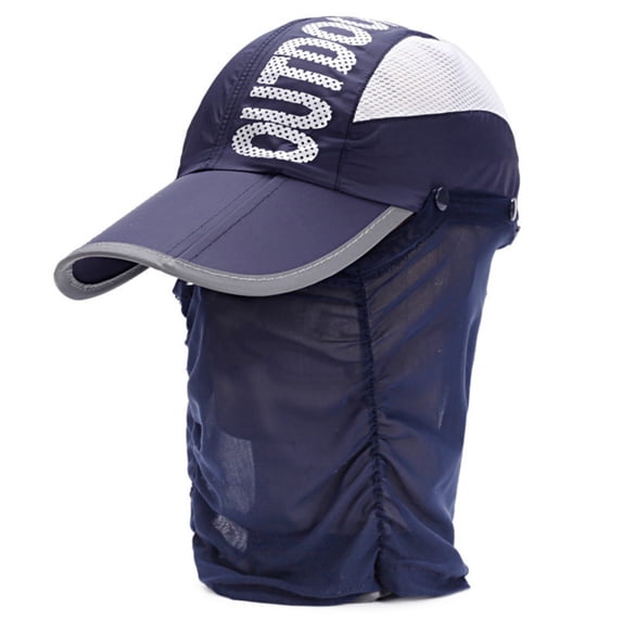 Helii Outdoor Portable Folding Baseball Cap – Packable Stretch Running Sun Hat for Men & Women, Lightweight UV Protection Hat for Hiking, Travel, Fishing Navy One Size