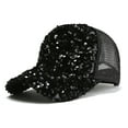 thumbnail image 1 of Helii Sequin Baseball Cap for Women Men, Fashion Hip Hop Glitter Hat, Breathable 65%Cotton 35%Polyester Casual Sun Hat Adjustable Outdoor Beach Caps, 1 of 2