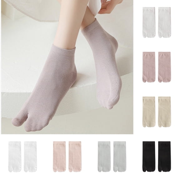 Helii Split Toe Socks Bunion Pad Toe Separator Nylon Spandex Hallux Valgus Relief For Men Women