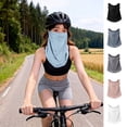 thumbnail image 1 of Helii Summer Cooling Face Mask UPF 50+ – Ice Silk Neck Gaiter Sun Mask, Breathable Dust Mask Face Cover for Men Women, UV Protection Balaclava for Cycling Fishing Blue,One Size, 1 of 7