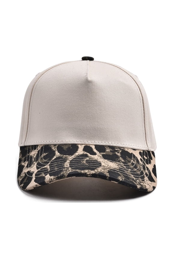 Trucker Hat for Men Women Mesh Back Baseball Cap Adjustable Snapback Plain Crown Contrast Brim Retro Vintage Two Tone Breathable Lightweight Summer Outdoor Sports Cap Beige,One Size