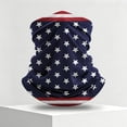 thumbnail image 1 of Helii UPF 50+ American Flag Face Mask Neck Gaiter – Cooling Sun Mask Dust Balaclava Face Cover Bandana for Men Women, Breathable USA Flag Outdoor Mask for Fishing Hiking Cycling Blue,One Size, 1 of 6