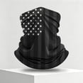 thumbnail image 1 of Helii UPF 50+ American Flag Face Mask Neck Gaiter – USA Cooling Sun Mask Dust Balaclava Face Cover for Men Women, Breathable Outdoor Mask for Fishing Hiking Cycling Black,One Size, 1 of 6