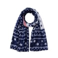 thumbnail image 1 of Helii USA Flag Print Voile Scarf Patriotic Sheer Shawl Wrap for Men and Women, 1 of 1