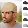 thumbnail image 1 of Helii Unisex Breathable Mesh Cap Lightweight Quick Dry Perforated Hat Retro Brimless Beanie Hat for Men Women Running Outdoor Sports Golf Summer Casual Daily Hat 6 Colors, 1 of 6