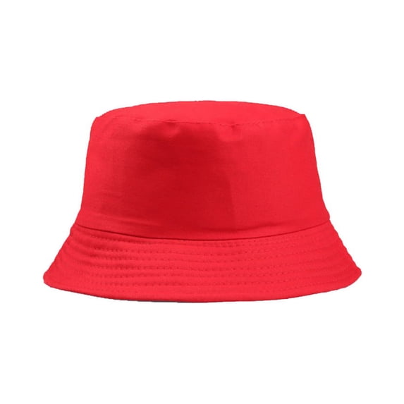 Helii Unisex Cotton Bucket Hat Fisherman Hat Cap Solid Color Breathable Sun Hat Cap Outdoor Hat Cap for Gardening Beach Daily DIY Blank Basic Hat Cap