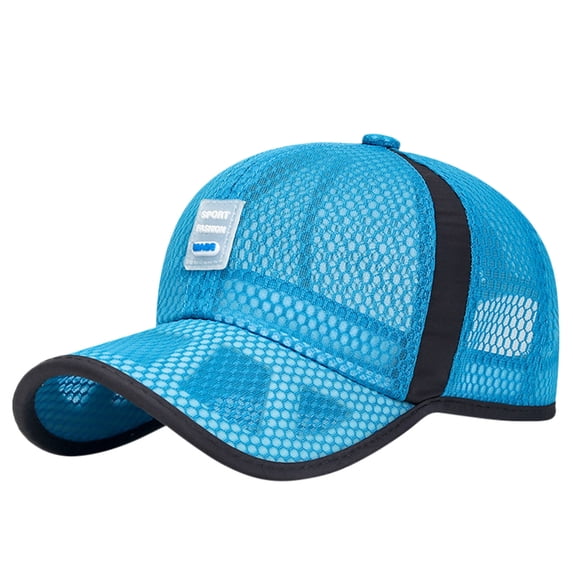 Helii Unisex Full Mesh Breathable Quick-Drying Baseball Cap Hat Lightweight Low Profile Dad Hat Adjustable Summer Sun Cap Hat for Men Women Running Hiking Outdoor Sports Hat Cap 6 Solid Colors