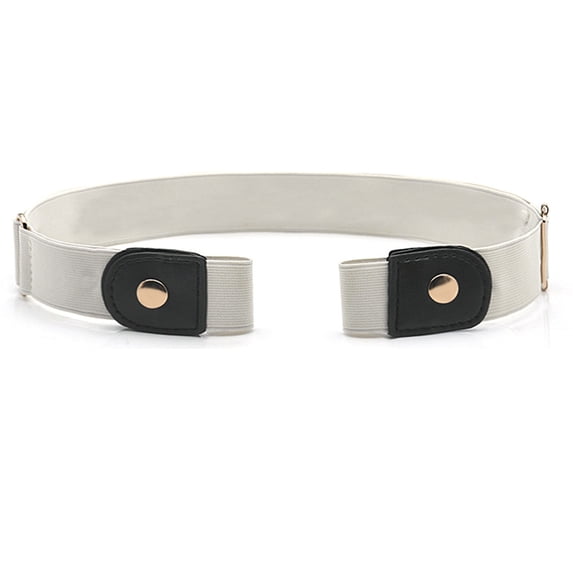 Helii Unisex Invisible Elastic Waist Belt Buckleless Stretch Slim Belt for Jeans Dresses