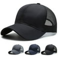 thumbnail image 1 of Helii Unisex Trucker Cap - Classics Retro Breathable Mesh Back Adjustable Snapback Baseball Hat for Men & Women Sun Hats Cowboy Hat, 1 of 3