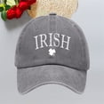 thumbnail image 1 of Helii Washed Cotton St. Pat Print Old Vintage Daddy Baseball Cap for Men Women, Adjustable Soft Cotton Hat with Festive Embroidery for St. Patrick's Day, Casual Outdoor & Holiday Wear, 1 of 3