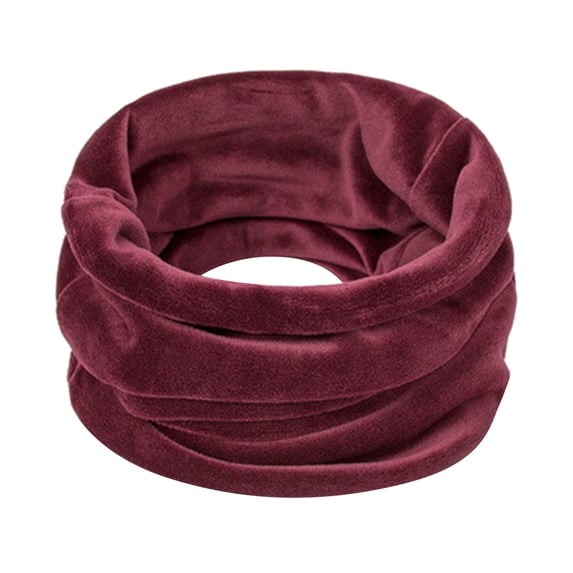 Helii Winter Neck Gaiter Thermal Velvet Tube Scarf Windproof Multifunctional Balaclava for Men Women Ski Cycling Outdoor Cold Weather A,One Size