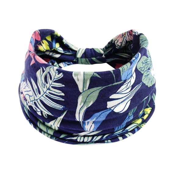 Helii Women Non Slip Elastic Soft Headbands Breathable Sweat Wicking Hair Wrap for Workout Yoga Running Sports