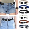 thumbnail image 1 of Helii Women Wide Elastic Waist Belt Fashion Printed Leather Waistband for Ladies, 1 of 2