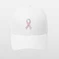 thumbnail image 1 of Helii Women's Breast Cancer Awareness Cap Pink Ribbon Embroidered Adjustable Chemo Hat Support Gifts Sun Hat Cowboy Hat Trucker Hat, 1 of 4