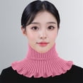 thumbnail image 1 of Helii Women's Double Layer Thickened Knitted Neck Collar - Warm All-Season Scarf for Winter, Spring, Fall, 1 of 4